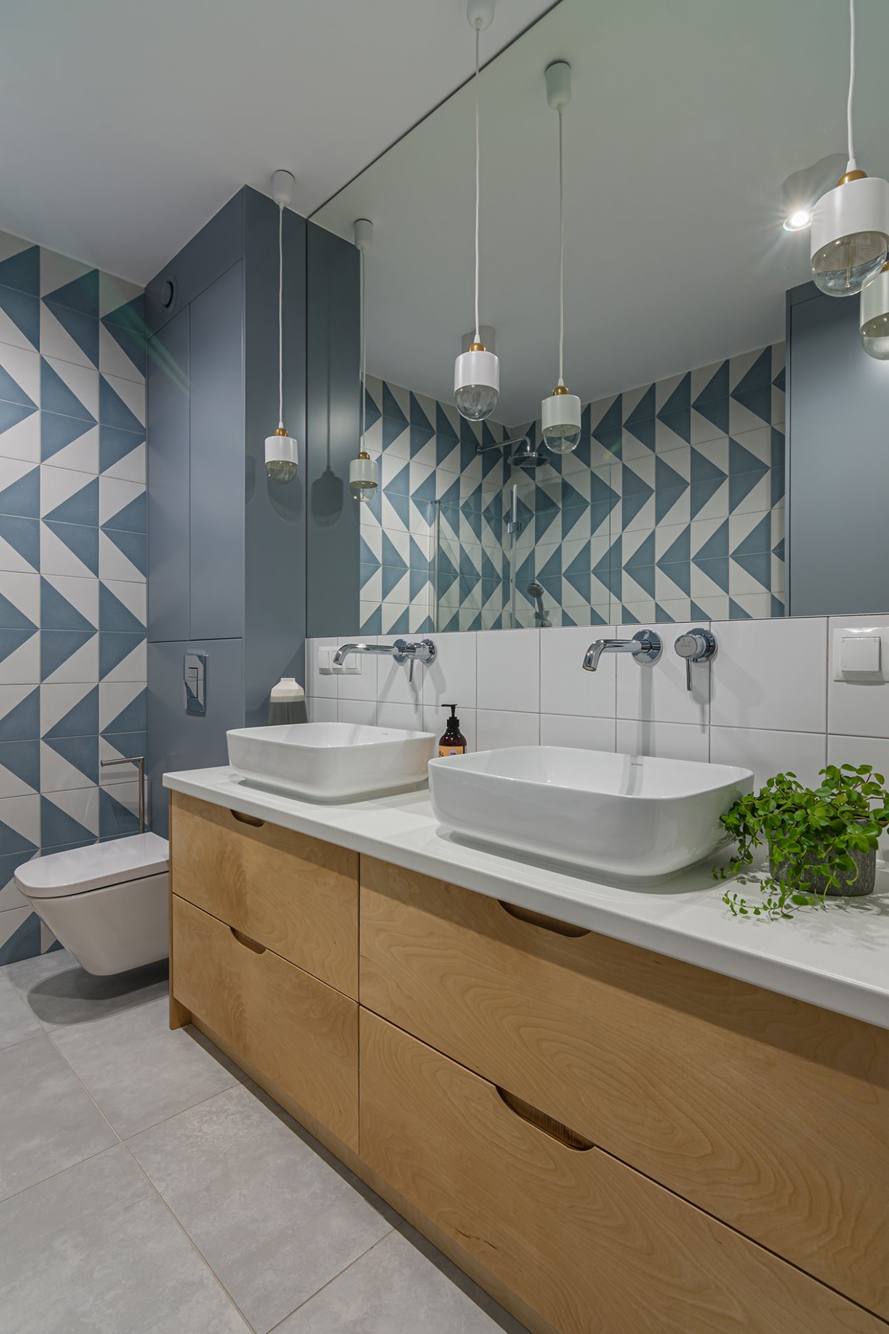 projekt WOOD & BLUE