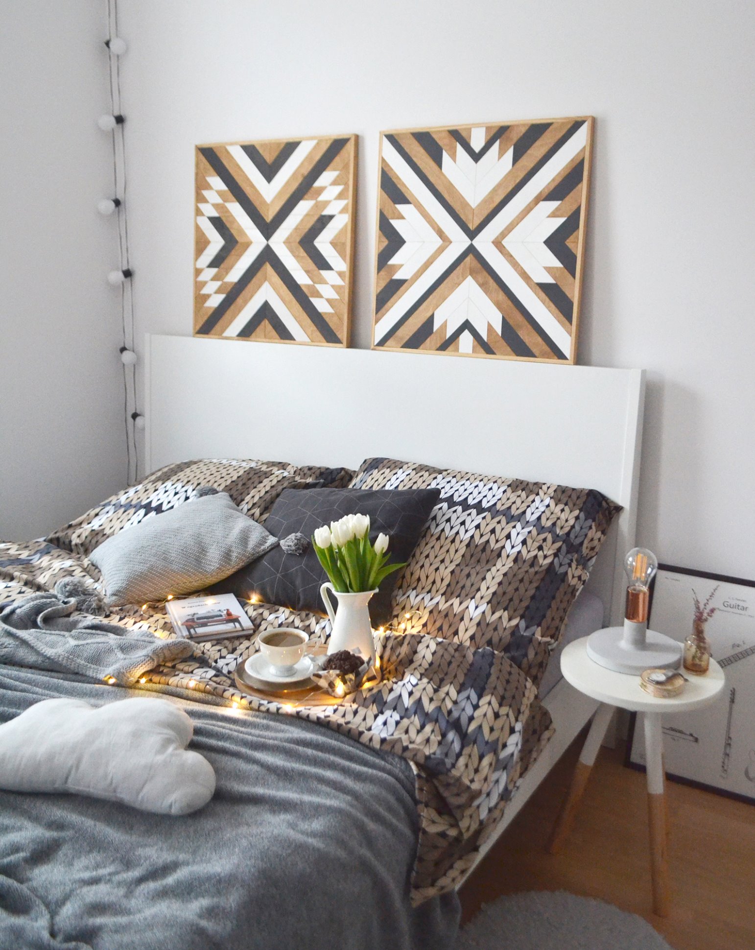 LARGE GEOMETRIC WOOD